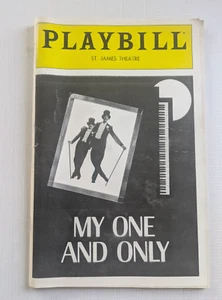 My One and Only - Broadway Playbill aprile 1983 St. James - Tommy Tune, Twiggy - Foto 1 di 5