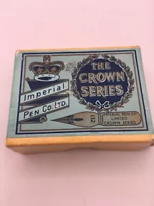 Vintage Imperial Pen Co. The Crown Series No.132 Dip Pen Schreibfedern 80 Stück - Bild 1 von 7