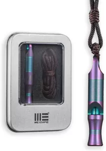 Emergency Whistle Survival Loud Titanium Outdoor Safety Shrill Loud Blast - Picture 1 of 4