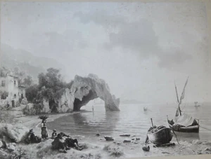 ANTIKE BERLINER FOTOGRAFIEFIRMA - A. LEU Seaszene 1890 - Bild 1 von 8