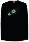 Mexico Football Comet I Kinder Langarm T-Shirt Mexiko Flagge Fuball Fahne