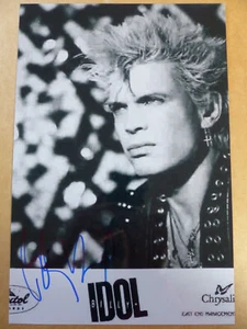 BILLY IDOL signed Autogramm signiert auf 20x30 cm Foto - Bild 1 von 1