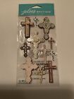 Jolee's Boutique 3-D Stickers Inspirational Crosses 93710 Fast Free Ship! Wow!!!
