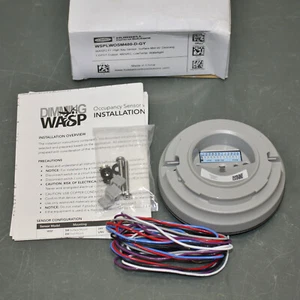 Hubbell High Bay Fixture Occupancy Sensor WSPLWOSM480-D-GY, 480V, Dimming Wasp 2 - Picture 1 of 6