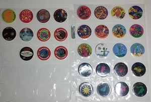 Mixed Lot of 31 Milk Cap/POG Slammer Jammers Wild Things Kawasaki Alien Planet X - Imagen 1 de 6