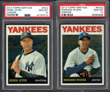 2013 Topps Patrimonio #HC42 Mariano Rivera Hof New York Yankees PSA 10 Gem Mint