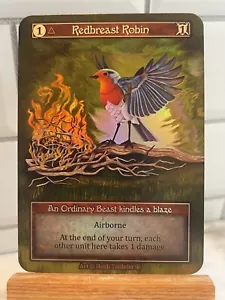 Redbreast Robin Ordinary FOIL - Sorcery Contested Realm - Arthurian Legends - Picture 1 of 2