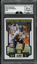 2023 Panini Score #365 Bryce Ford-Wheaton  GRADED 10 Rookie Card RC