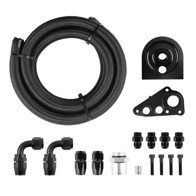 Oil Filter Relocation Kit  For Mustang GT  1996-2010 Ford 4.6L 5.4L    V8 Engine - Image 1 of 4