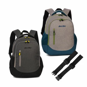 BestWay Airvent Rucksack Schulrucksack grau + Brustgurt GURTIES 30 x 41 x 20 cm - Bild 1 von 12