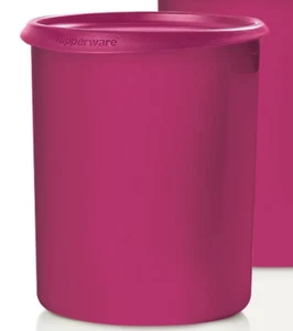 Tupperware One Touch Canister Fuchsia Pink 8 Cups Brand New - Picture 1 of 5