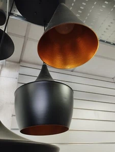 COLGANTES NEGROS 3 LUCES (AL19) - Imagen 1 de 3