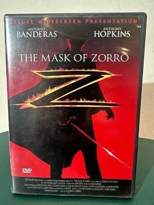 The Mask of Zorro DVD – Deluxe Widescreen Edition Classic Action Adventure Film - Imagem 1 de 2