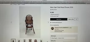 Thonet bentwood Childs High Chair - Picture 1 of 4