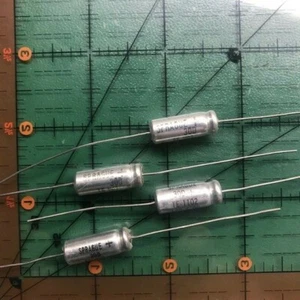 Sprague Axial Electrolytic Capacitor 100uF 6v TE1102 105'c Audio 4pcs - Picture 1 of 4