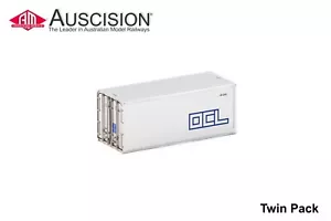 Auscision (CON-193) OCL V1 20' Container - HO Scale Twin Pack - Bild 1 von 2
