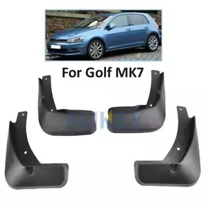 Front & Rear Mud Flaps Fit For VW Golf Mk7 7 2013-2016 Splash Guards Mudguards - Picture 1 of 7