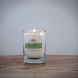 Vegan Light Soy Wax Unscented Glass Jar Candle - 6 Ounces - Picture 1 of 4