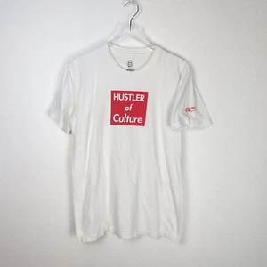 MAGLIETTA SSUR SOSTANZA CONTROLLATA L Hustler Of Culture Box Logo Bianco Rosso RARA - Foto 1 di 7