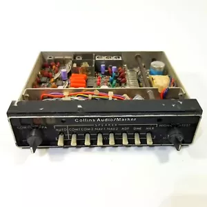 AMR-350, Collins Avionics Audio Panel / Marker Beacon P/N: 622-2087-006 - Bild 1 von 5