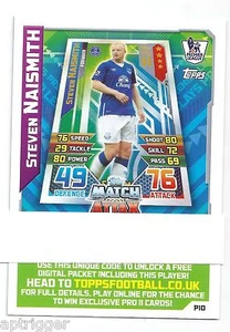 2015 / 2016 EPL Match Attax Live (P10) Steven NAISMITH Everton - Picture 1 of 1
