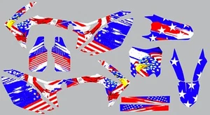 Graphic kit for Honda CRF250 CRF 250 2014-2017 decal American usa patriotic - Picture 1 of 3