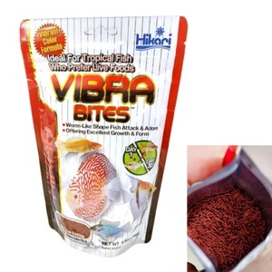 Mordeduras Hikari Tropical Vibra 35 g para peces tropicales forma de gusano K - Imagen 1 de 9