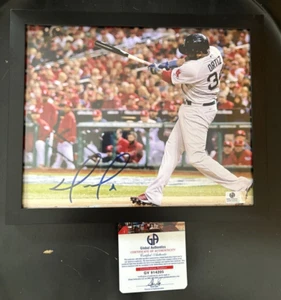 David Ortiz Autographed 8 x 10 COA Global Authentics Boston Red Sox - Picture 1 of 1