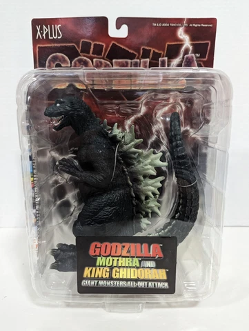 2004 X-Plus Toho Godzilla Mothra & King Ghidorah Giant Monsters All-Out Attack Cover