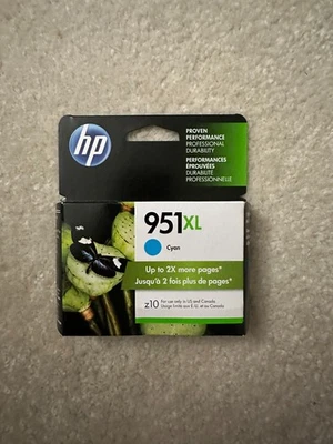 Cartucho de tinta original HP 951XL CIAN de alto rendimiento CN046ANOEM sellado NUEVO Foto 1 de 4