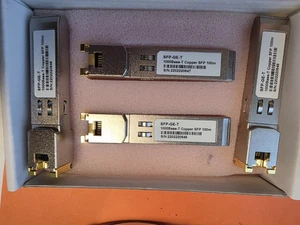 1000BASE-T Gigabit SFP to RJ45 Modules - 4-Pack - Afbeelding 1 van 1