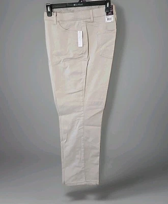 Gloria Vanderbilt Women Khakis Amanda Tapered Slimming Jeans Pants Plus Size 20W - Image 1 of 4