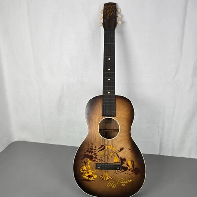 Guitarra Acústica Harmony Roy Rogers 1954 De Colección Diseño Vaquero Caballo con Estuche Foto 1 de 4