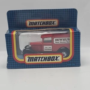 Vintage 1980's Matchbox MB-38 Ford Model A Delivery Van - Dewhurst Butcher - Picture 1 of 6