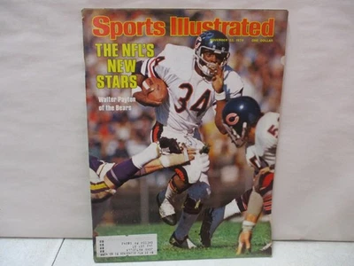 Primera portada de Sports Illustrated Walter Payton 22 de noviembre de 1976 Foto 1 de 2