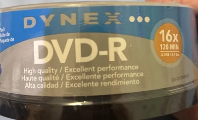 Dynex 25-Pack - 16x DVD+R Disc Spindle - Blue/Gray (DX-DVDPR25) - Image 1 of 3