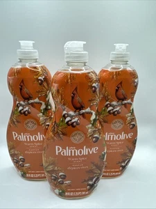 (3) Savon à vaisselle Palmolive Ultra parfum chaud aux épices 20 fl oz bouteille parfum automne - Photo 1/4