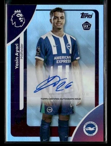 2025-26 Topps Premier League #AC-YA Yasin Ayari Autographs Rainbow Foil - Picture 1 of 2