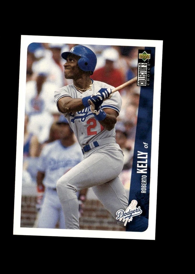 Roberto Kelly 1996 Collector's Choice Baseball Card #184 Los Angeles Dodgers - Image 1 of 2