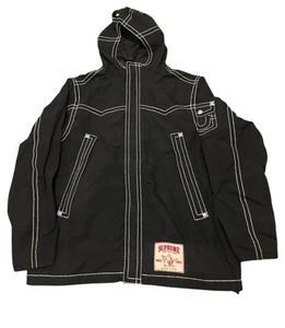 Giacca a vento Supreme X True Religion nero/bianco FW22 rara Gore Tex XL - Foto 1 di 24