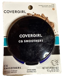 2 Pack CoverGirl CG Smoothers Pressed Powder, Translucent Medium 715, 0.32 oz - Picture 1 of 2