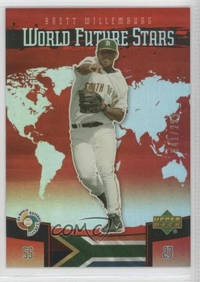 2006 Upper Deck Future Stars World Red /299 Brett Willemburg #WBC-24 - Image 1 of 2
