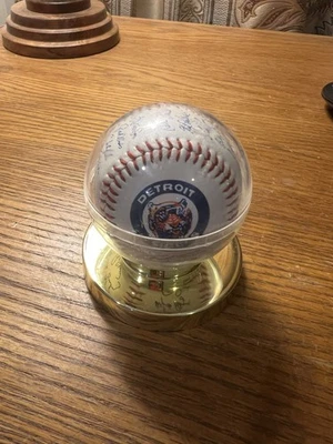 Equipo Detroit Tigers Impreso De Colección Béisbol Coca Cola Clásico Años 80 Foto 1 de 4