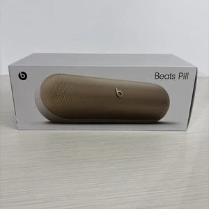 Beats Pill Portable Wireless Bluetooth Speaker Champagne Gold NEW IN SEALED BOX - Picture 1 of 5