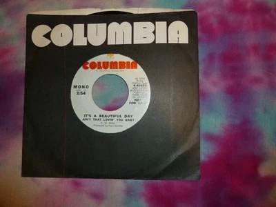IT'S A BEAUTIFUL DAY Ain't That Lovin' You Baby 45 RPM 1973 Blues Rock Promo VG+ - Image 1 of 2