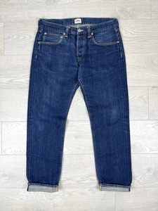 Edwin Tokyo Japón Ribete Azul Japonés Denim Pantalones Hombres Talla 34x32 - Imagen 1 de 17