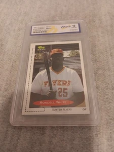 1991 Classic/Best Rondell White Sumter Flyers Graded Gem-mint 10 Baseball Card - Picture 1 of 4