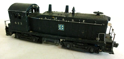 Lionel Trains #623 Santa Fe ATS&F O Scale NW2 Switcher Good Runner - Image 1 of 4