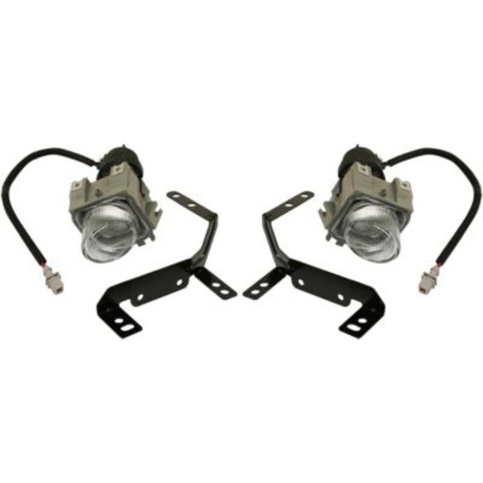 Set of 2 Fog Lights Driving Lamps Front Driver & Passenger Side Left Right Pair Foto 1 de 4