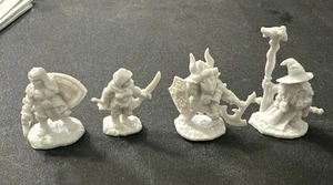 Reaper Dwarf Warrior Set - Dark Heaven Bones Miniature Set De 4 - Imagen 1 de 1